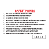 危險警告類安全標誌貼紙印刷服務 W54