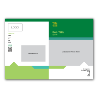 DSA-FR 創意專案資料夾 款式A 綠色封面