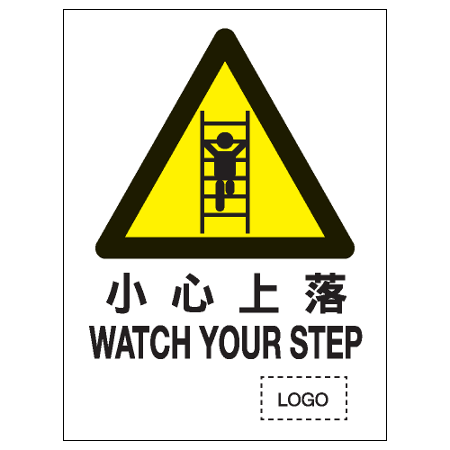 危險警告類安全標誌貼紙 W19 印刷服務