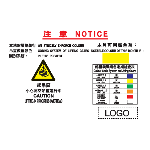 危險警告類安全標誌貼紙 W68 印刷服務
