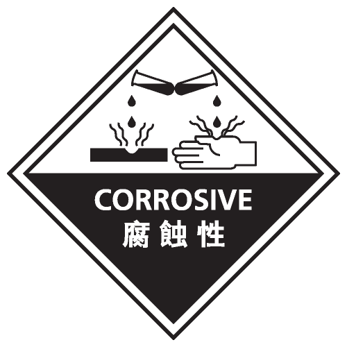 化學類安全標誌貼紙 C7 印刷服務