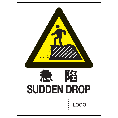 危險警告類安全標誌貼紙 W12 印刷服務