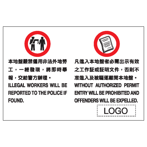 危險警告類安全標誌貼紙 W55 印刷服務