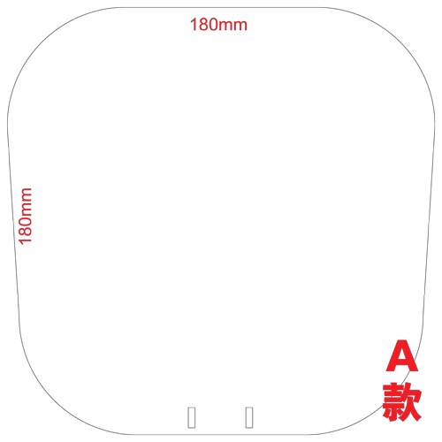 圓角 PVC 膠扇刀模