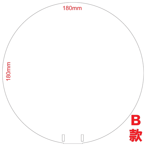 圓形 PVC 膠扇刀模