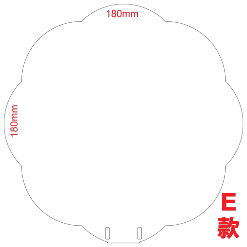 花形 PVC 膠扇刀模