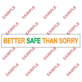 安全標誌貼紙 > 標語類 > BS8