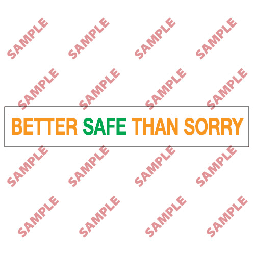 安全標誌貼紙 > 標語類 > BS8