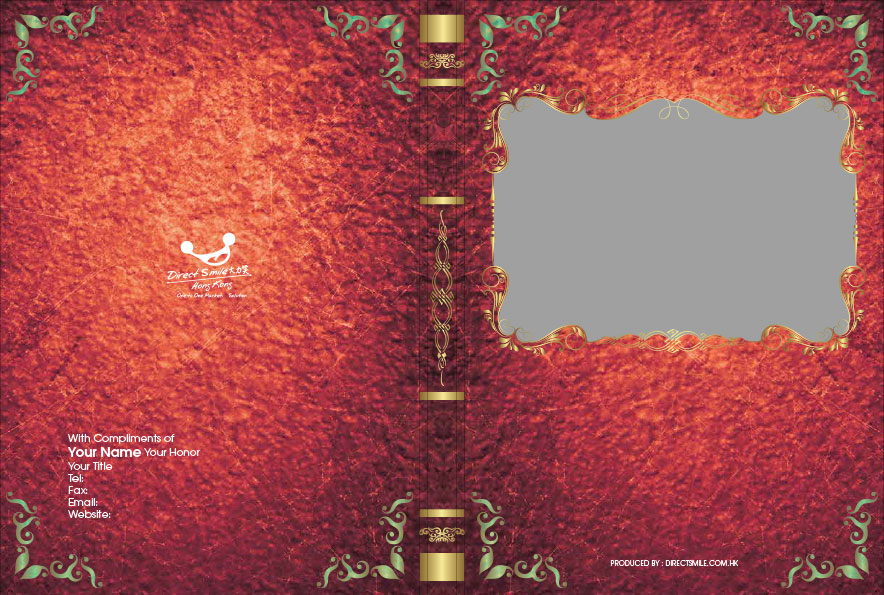 個人化 A5筆記薄 DSA P003A 紅色