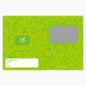 個人化 A5筆記薄 DSA P003B 綠色