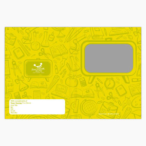 個人化 A5筆記薄 DSA P003B 黃色