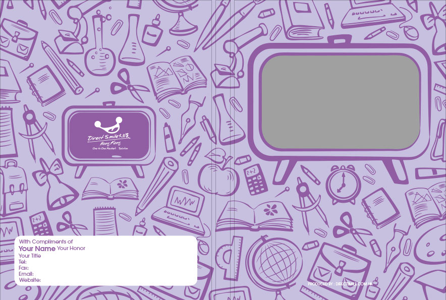 個人化 A5筆記薄 DSA P003B 紫色