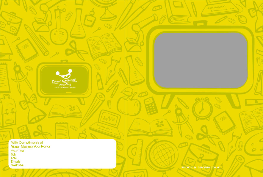 個人化 A5筆記薄 DSA P003B 黃色