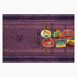 個人化 A5筆記薄 DSA P003C 紫色