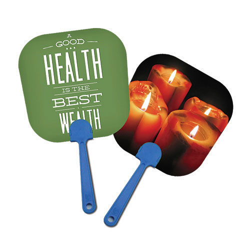 圓角 PVC 膠扇廣告扇印刷