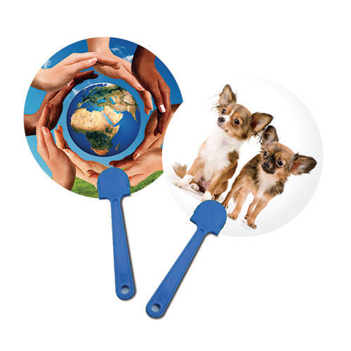 圓形 PVC 膠扇廣告扇印刷