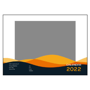 DSA06H 橫身A5座枱月曆 (2022 快速落單月曆) 設計 A 封面