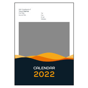 DSA06V 直身A5座枱月曆 (2022 快速落單月曆) 設計 A 封面