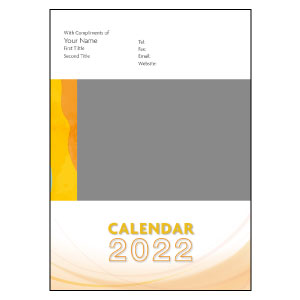 DSA06V 直身A5座枱月曆 (2022 快速落單月曆) 設計 B 封面