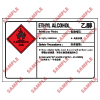 化學類安全標誌貼紙 CL17 印刷服務