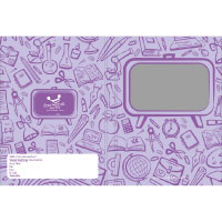 個人化 A5筆記薄 DSA P003B --- 紫色