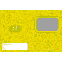 個人化 A5筆記薄 DSA P003B --- 黃色
