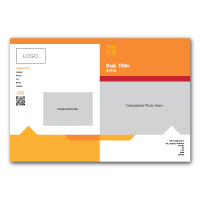 DSA-FR 創意專案資料夾 款式A 橙色封面