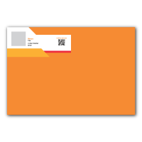 DSA-FR 創意專案資料夾 款式B 橙色底面