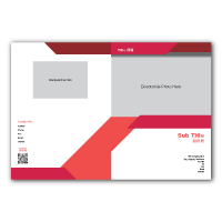 DSA-FR 創意專案資料夾 款式B 紅色封面